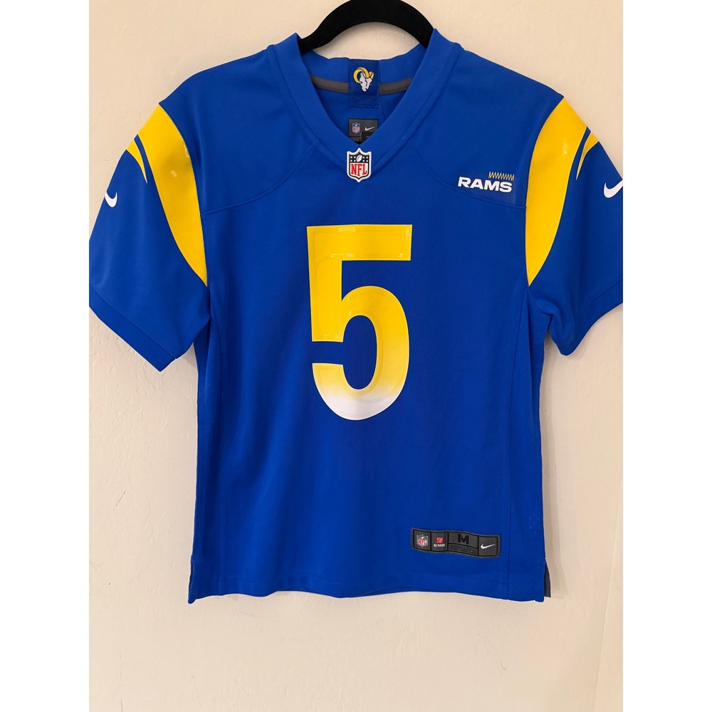 YOUTH Nike LA Rams Jalen Ramsey NFL Jersey Size Medium (10/12) NWT Retail $100